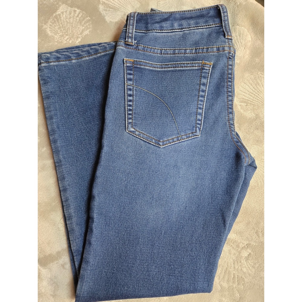 Joe's Jeans Girls Medium Wash Straight Leg Denim Pants Adjustable Waist Size 12